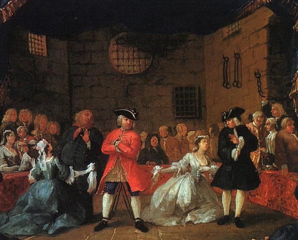 HOGARTH, William A Scene from the Beggar's Opera g